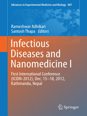 cover image of Infectious Diseases and Nanomedicine I